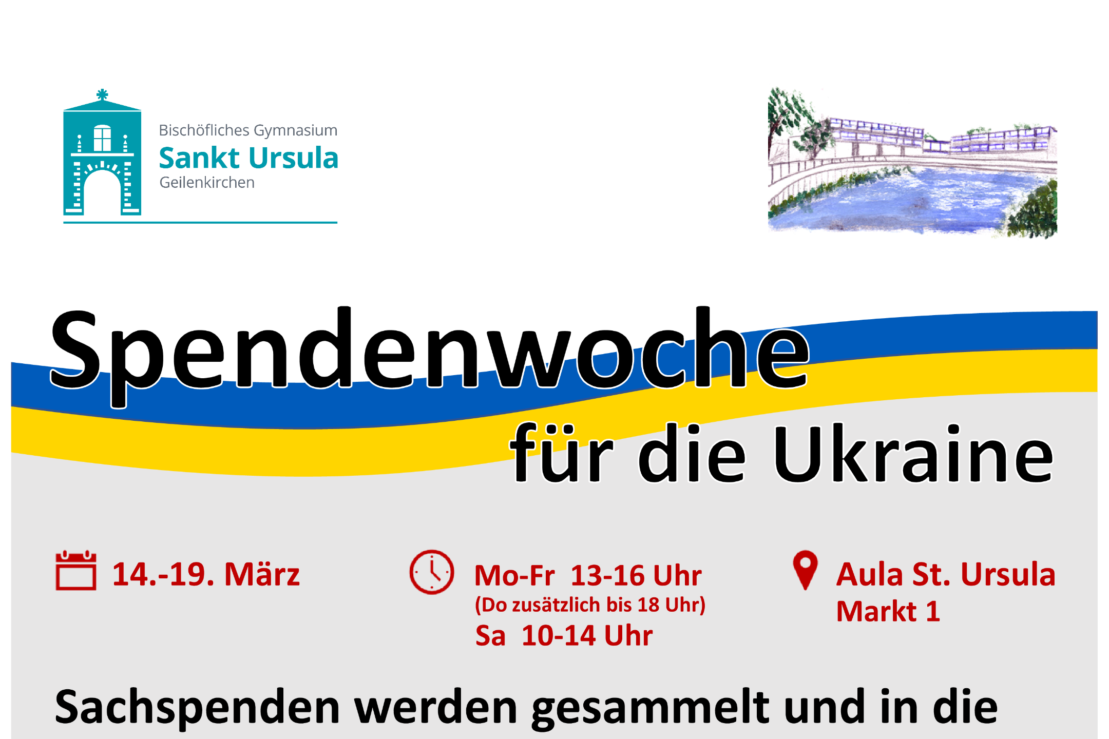 Flyer Spendenwoche
