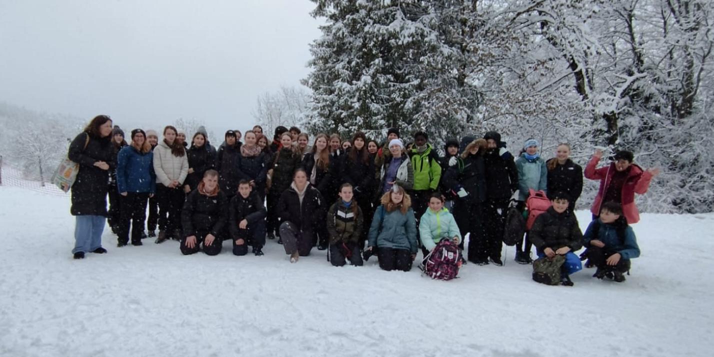 Wir im Schnee
