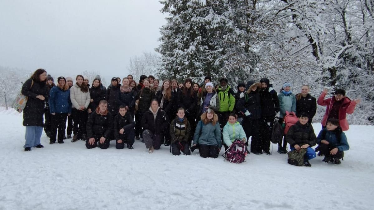 Wir im Schnee