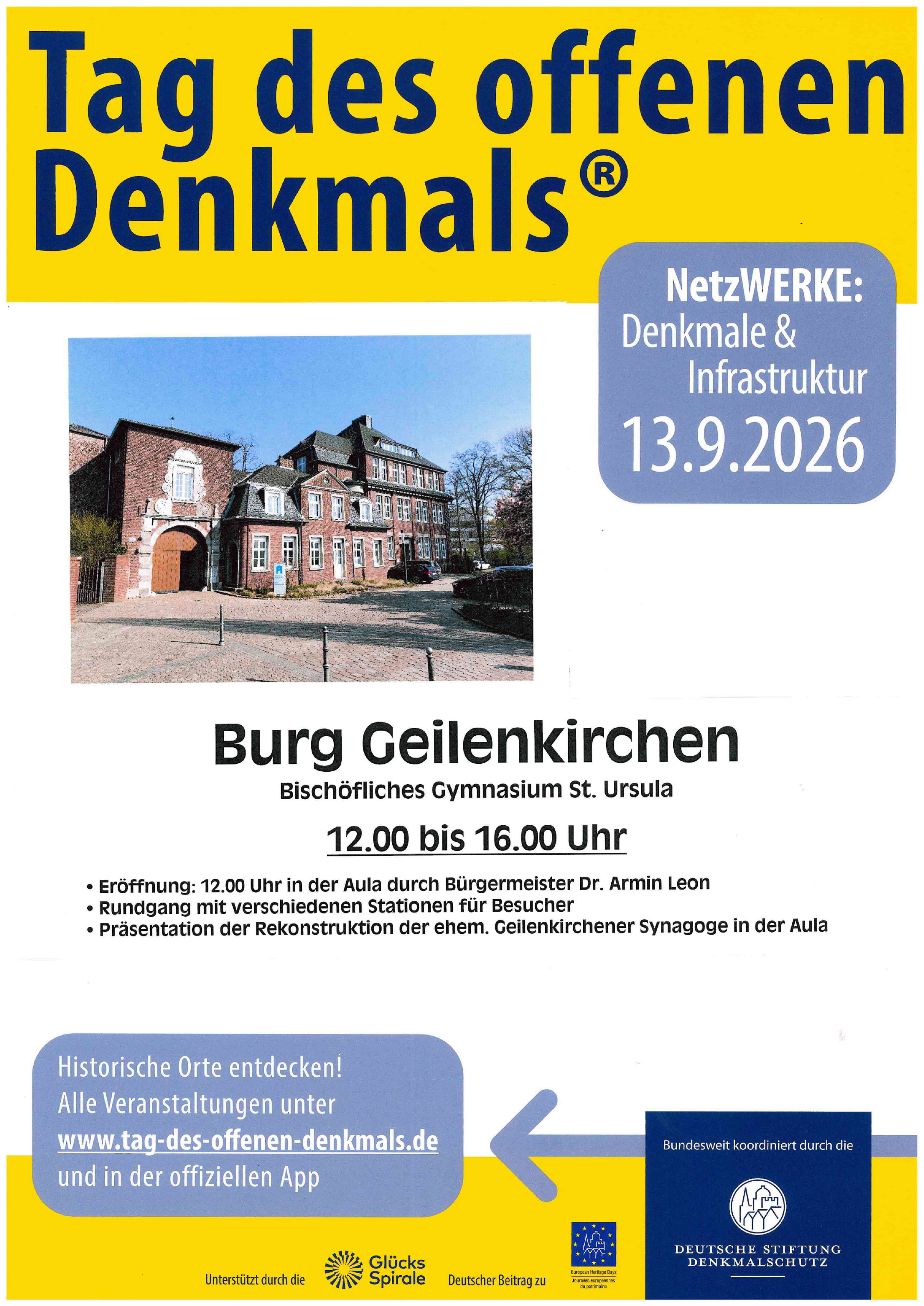 Tag des offenen Denkmals_Plakat