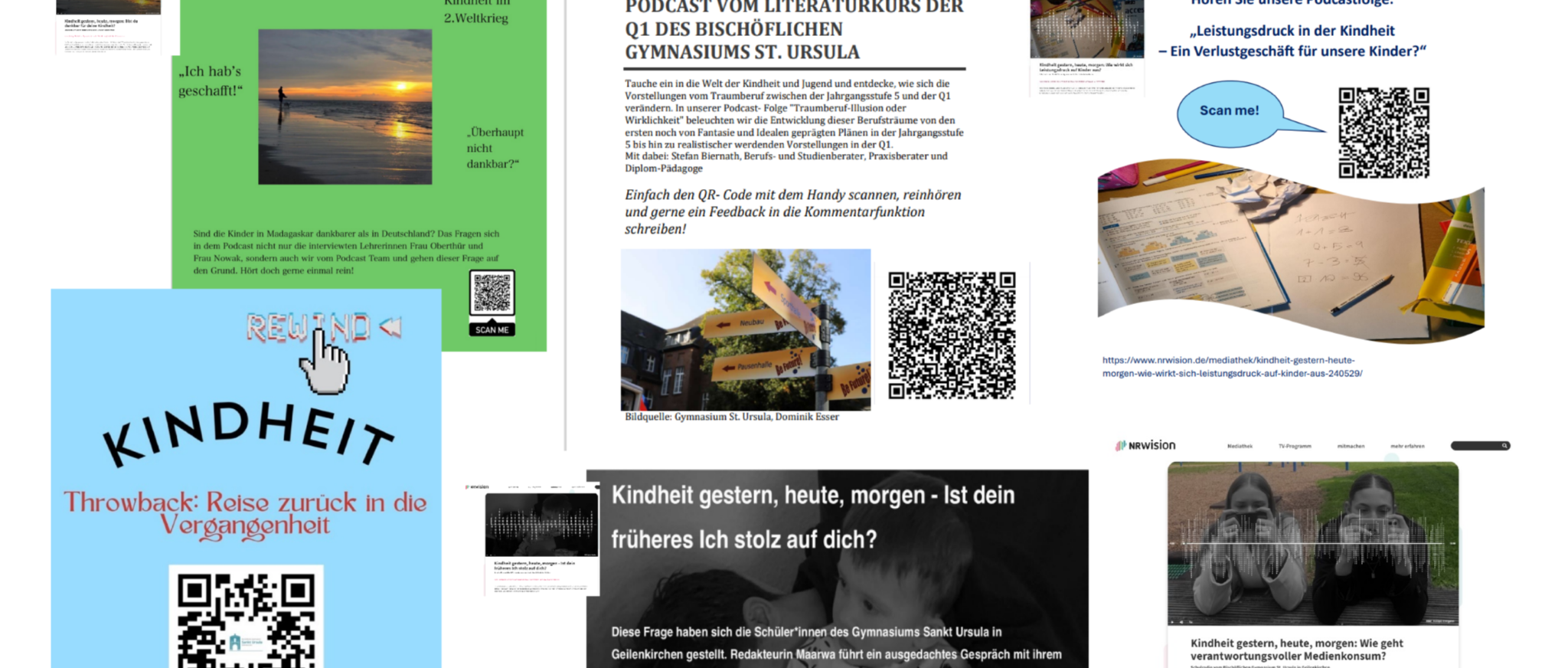 Kindheit gestern, heute, morgen (Titel)
