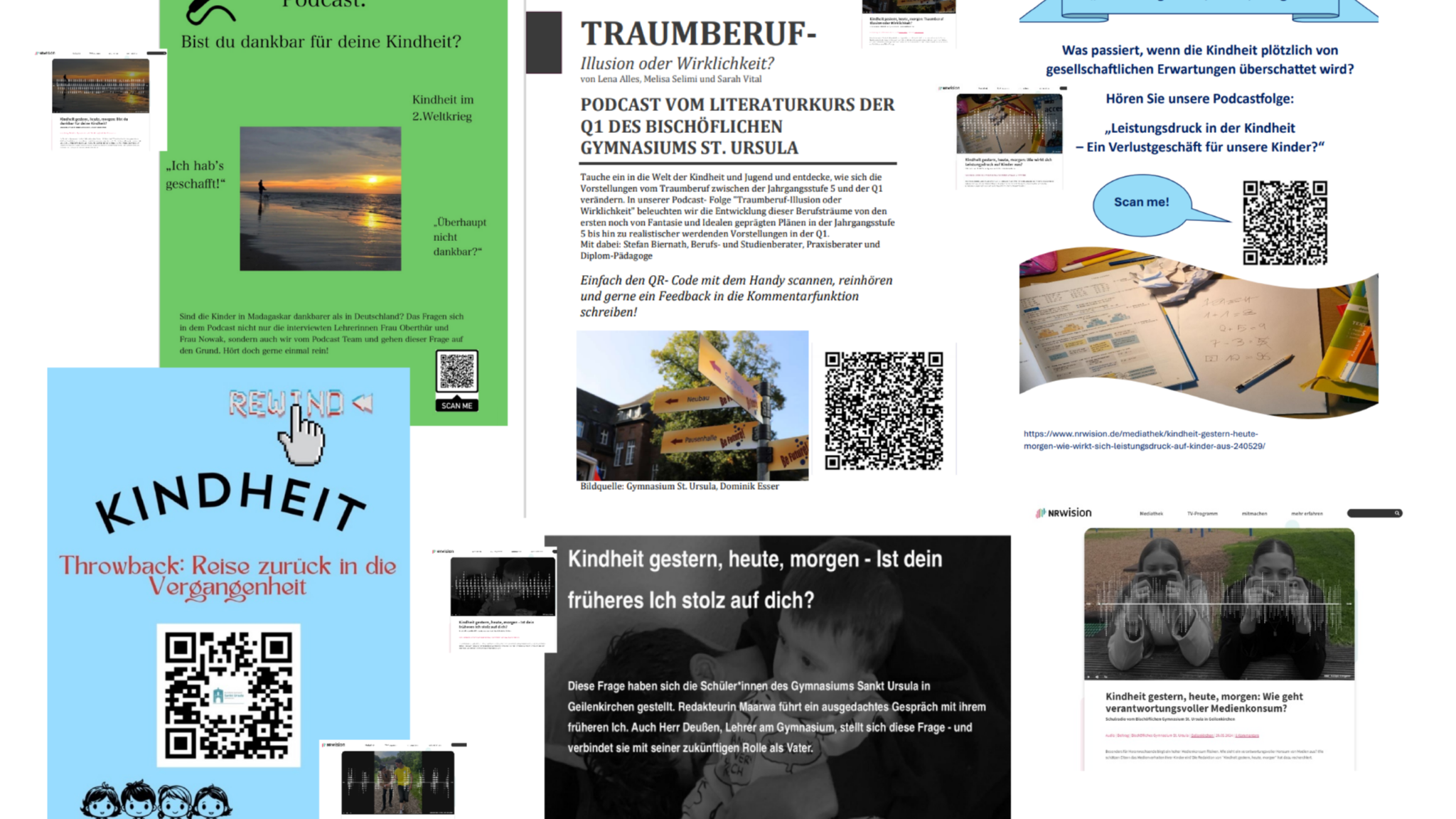 Kindheit gestern, heute, morgen (Titel)