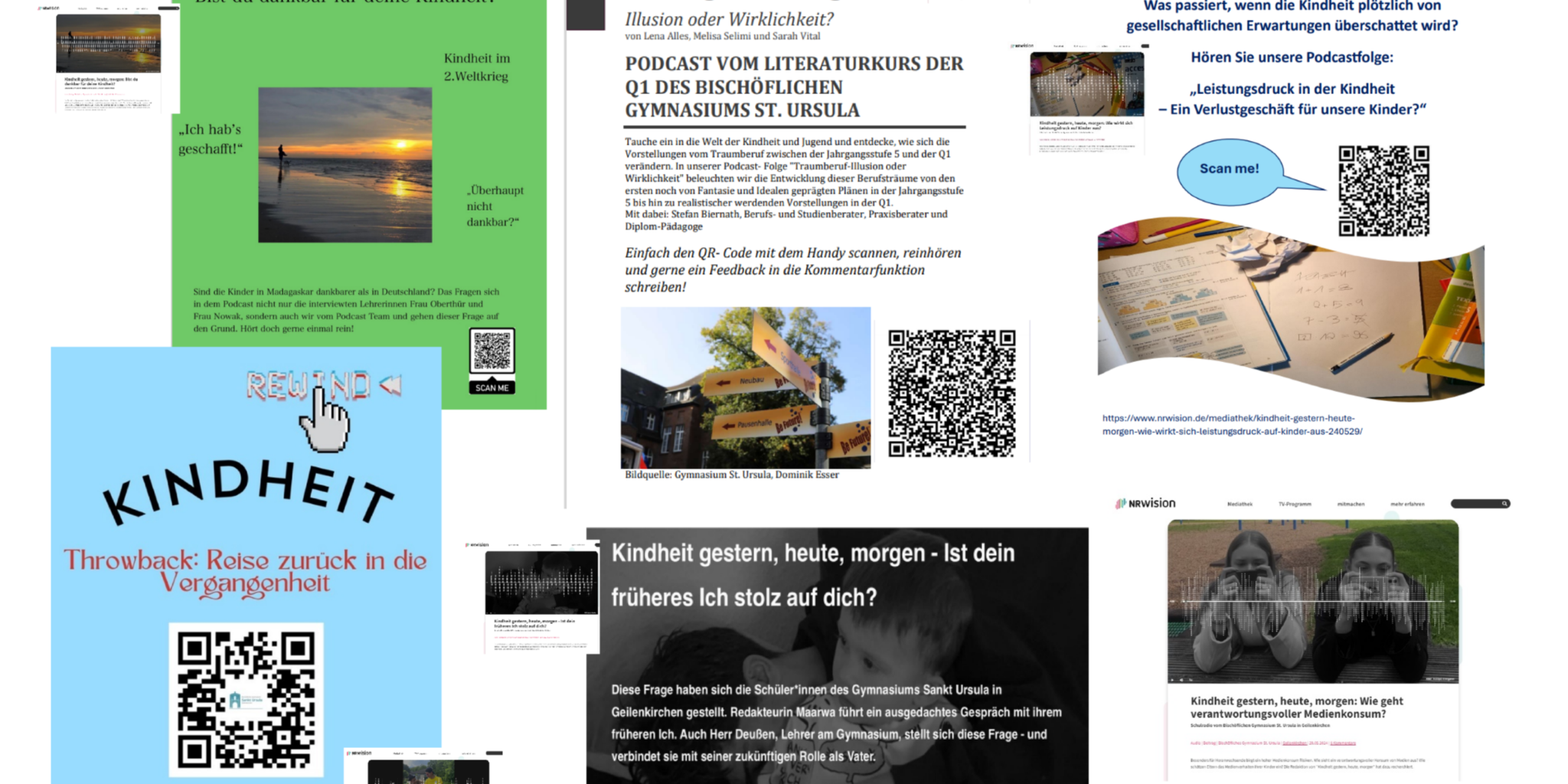 Kindheit gestern, heute, morgen (Titel)