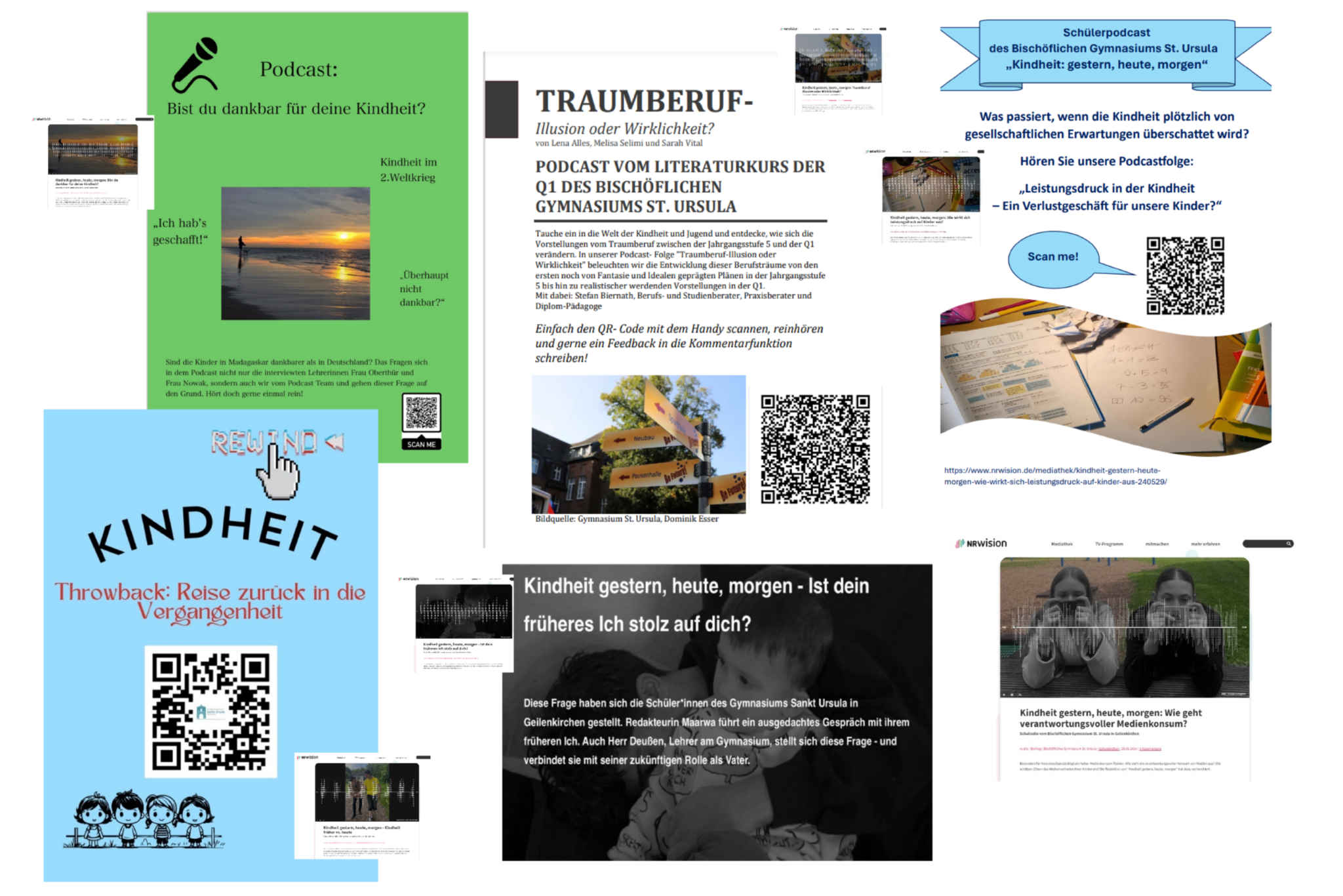 Kindheit gestern, heute, morgen (Titel)