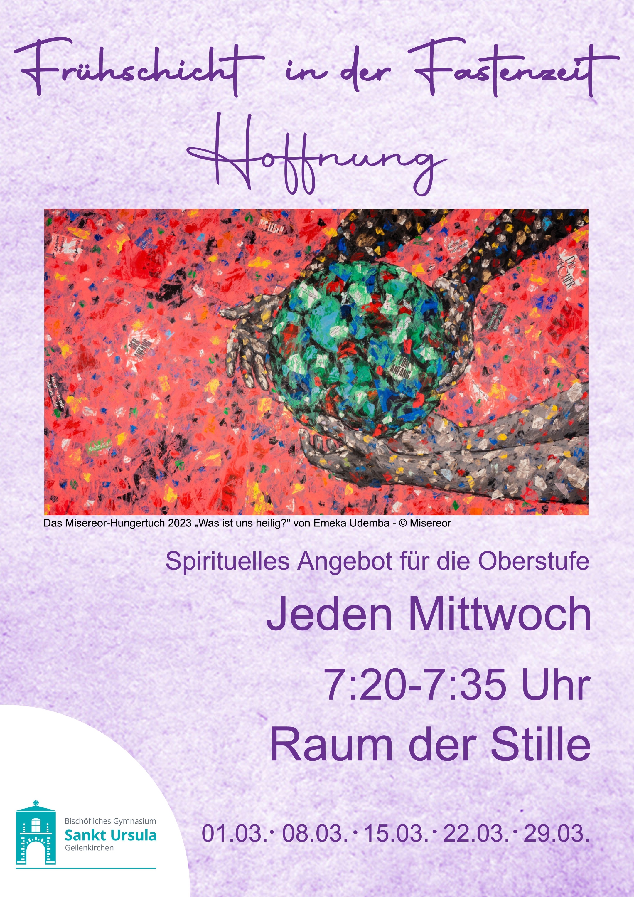 Frühschicht in der Fastenzeit_Plakat