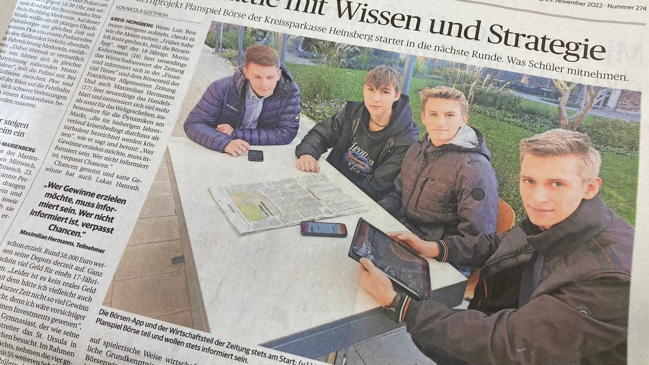 Planspiel Börse