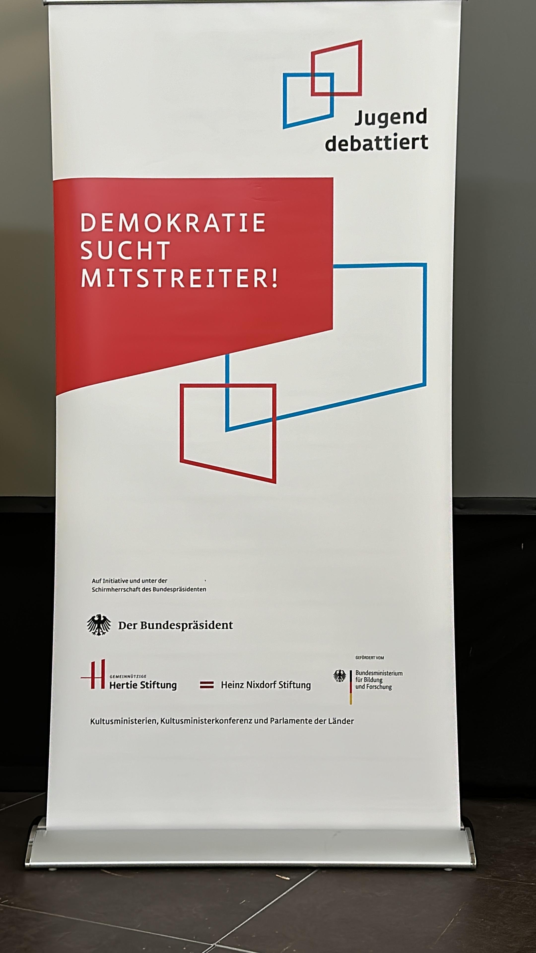 Demokratie such Mitstreiter