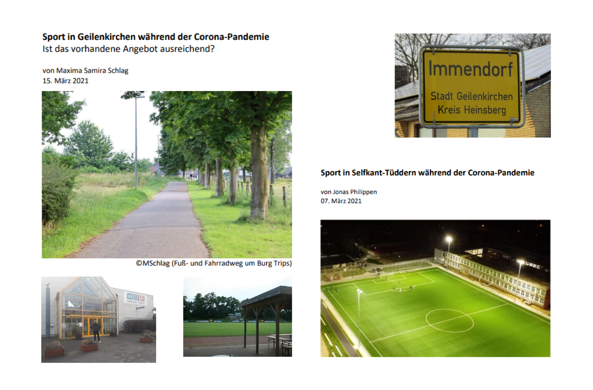 Sport im Heimatort