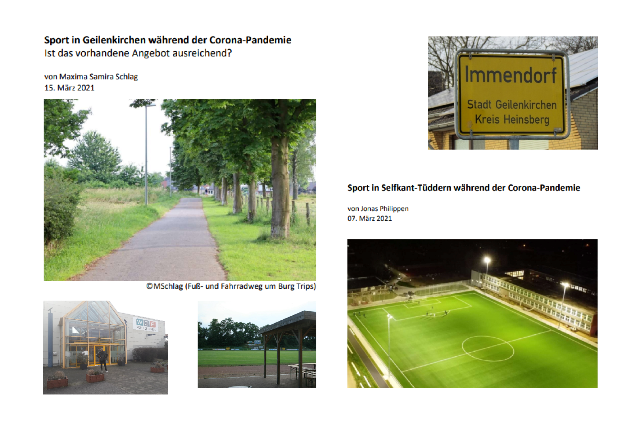 Sport im Heimatort