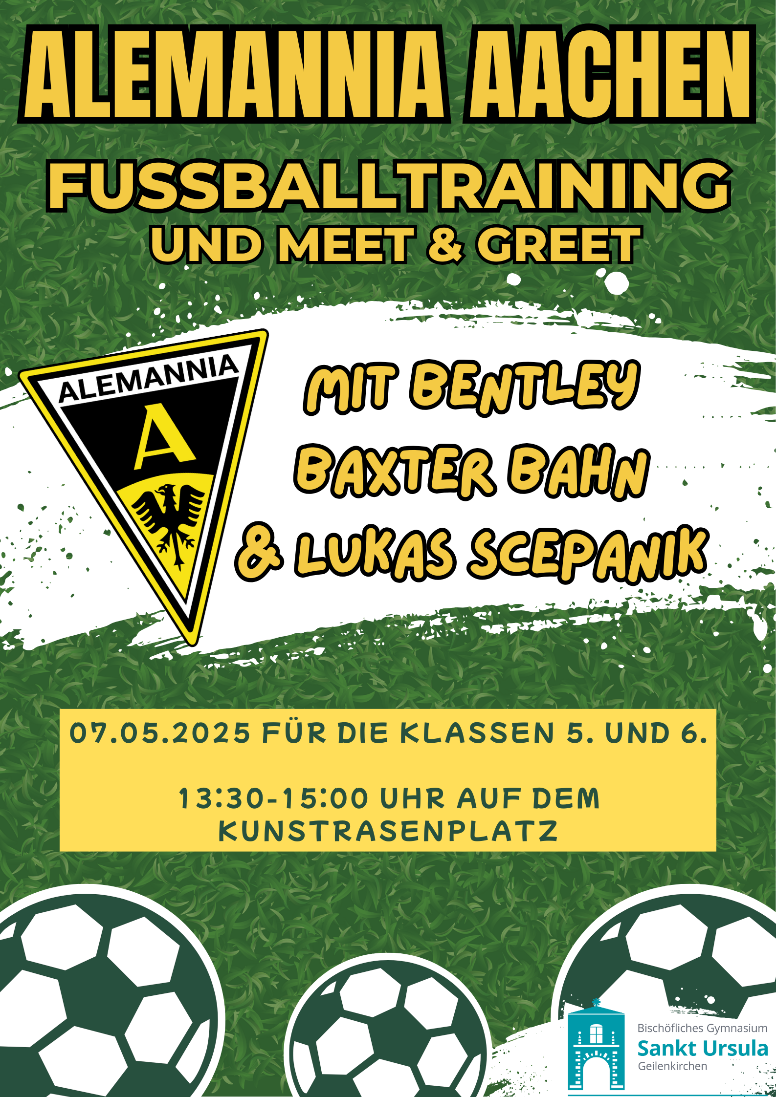 Meet&Greet_Alemannia Aachen (c) Bischöfliches Gymnasium St. Ursula Geilenkirchen