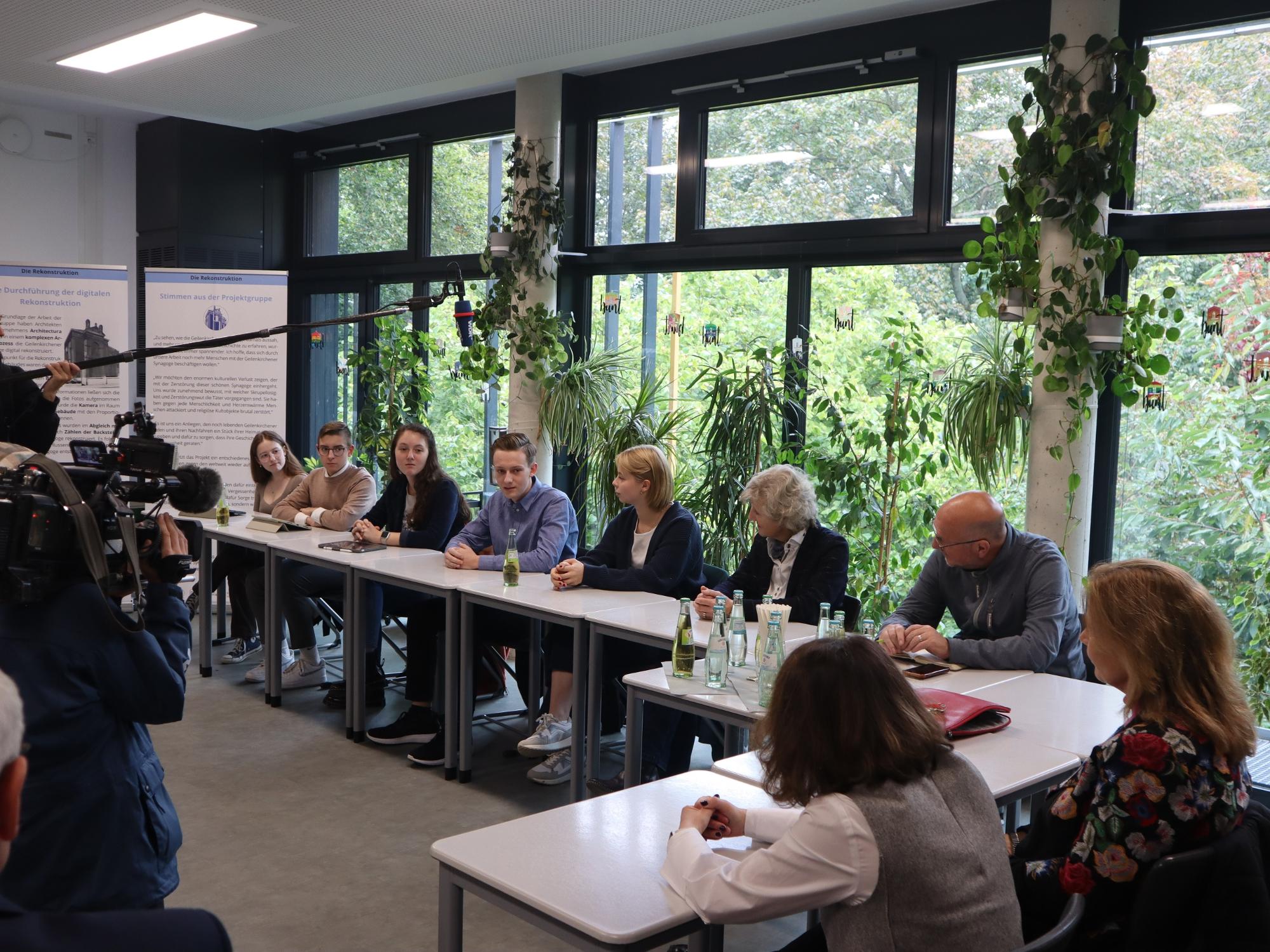 Vorstellung des Synagogenprojektes am Gymnasium Sankt Ursula (c) Christina Kamphausen (Stadt GK)