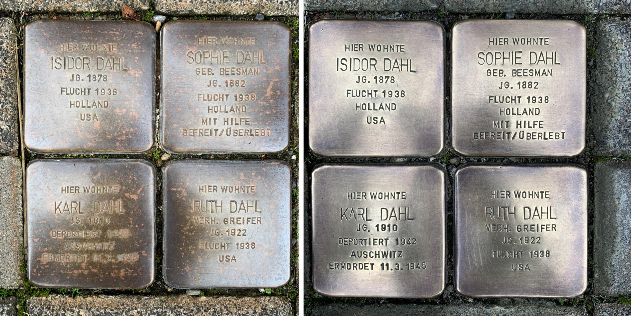 Stolpersteinputzaktion 2022