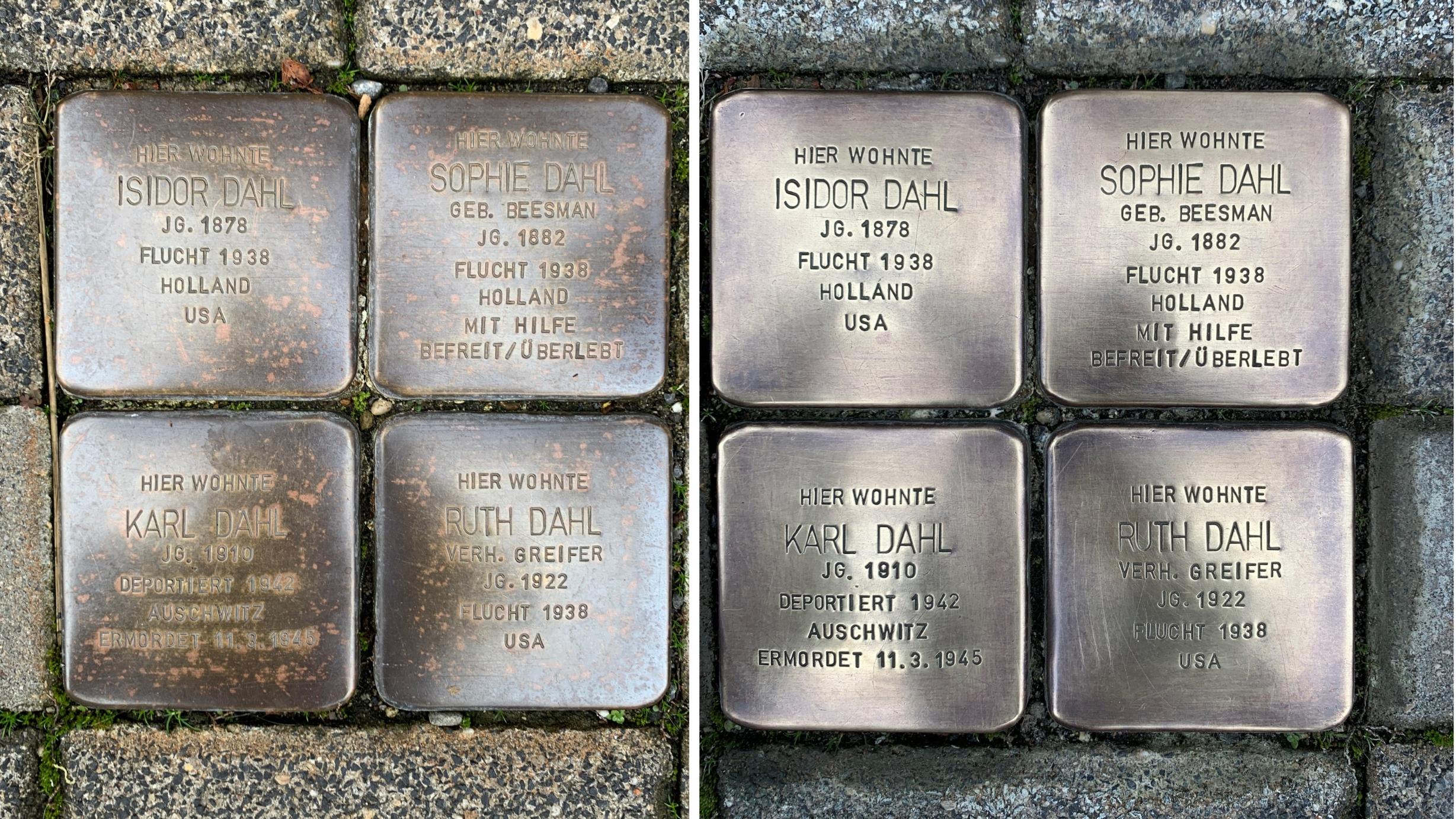 Stolpersteinputzaktion 2022