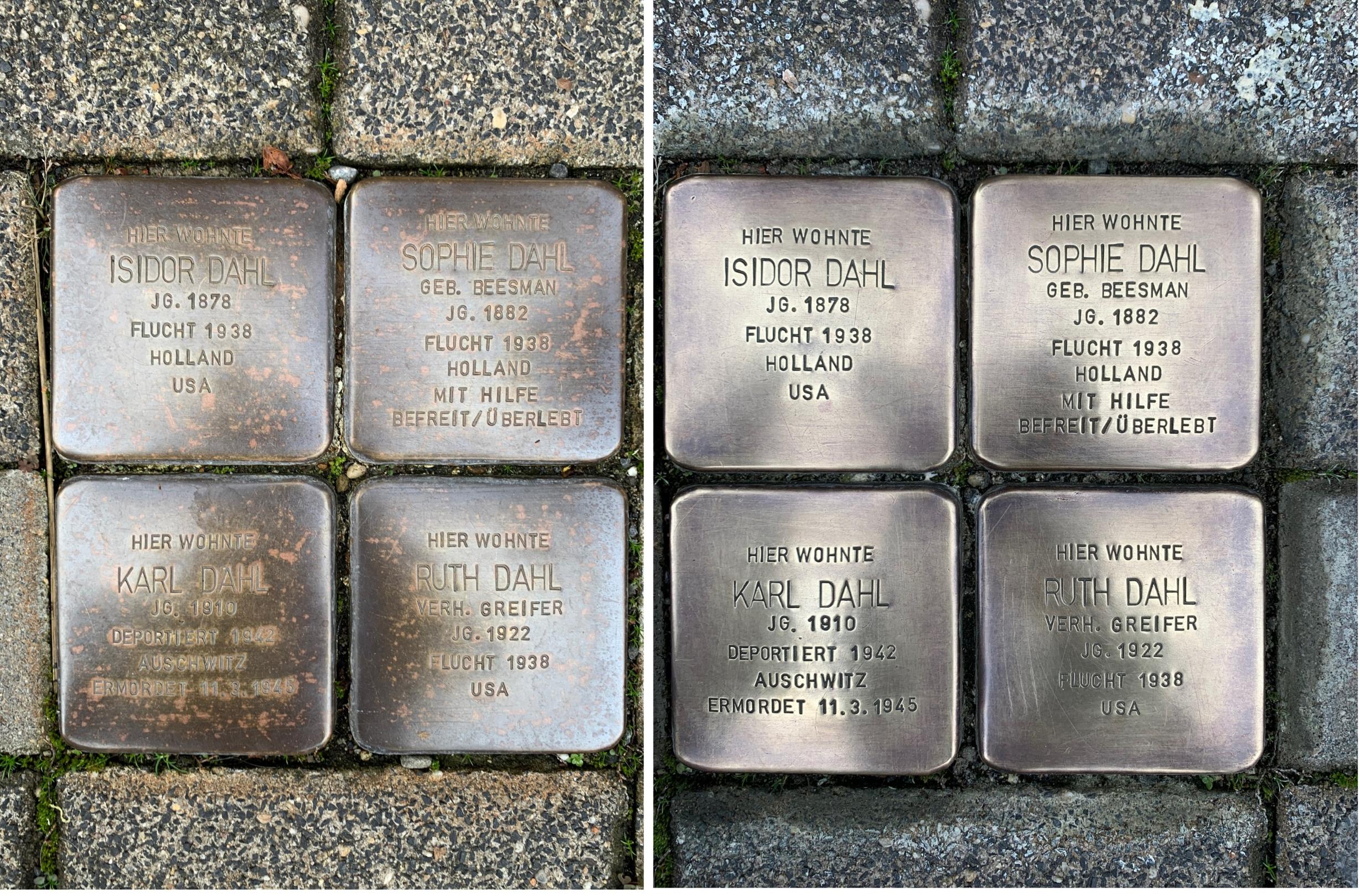 Stolpersteinputzaktion 2022