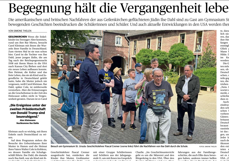 Bericht der Geilenkirchener Zeitung (c) Medienhaus Aachen (Geilenkirchener Zeitung)