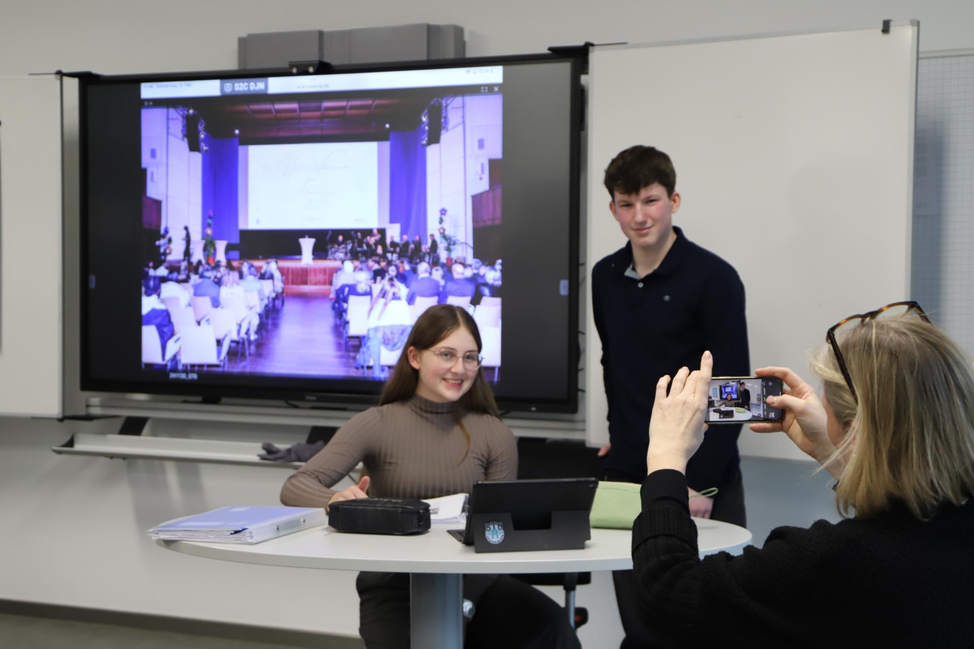 Pressegespräch Gymnasium Sankt Ursula