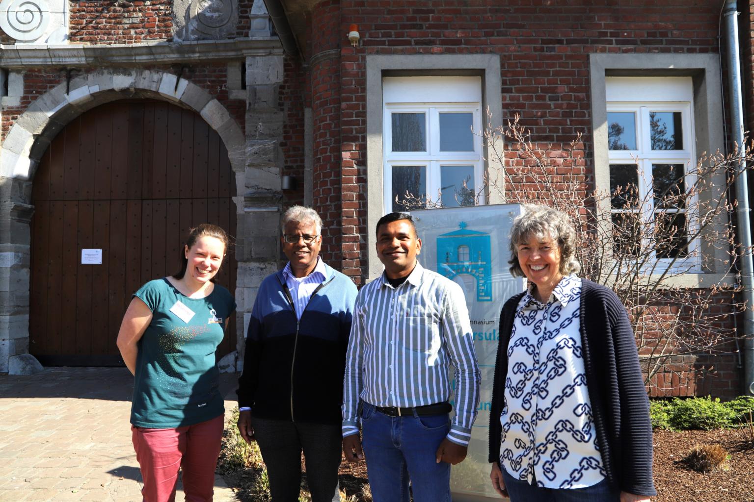 Sawarinathan Nicholas zu Gast am Gymnasium Sankt Ursula (c) Bischöfliches Gymnasium St. Ursula Geilenkirchen (Dominik Esser)