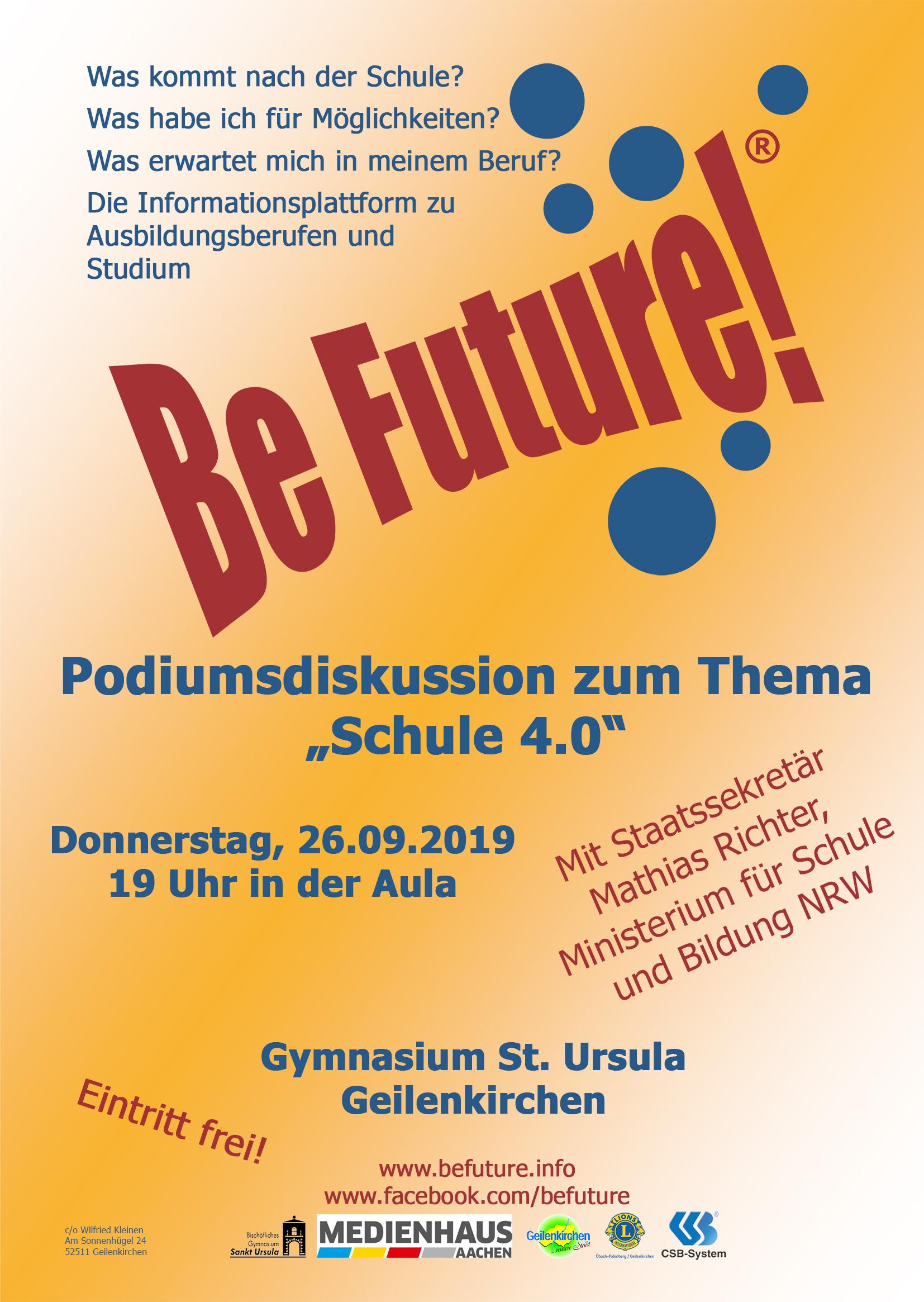 Plakat_BeFuture_2019_DIN-A-4-Podiumsdiskussion