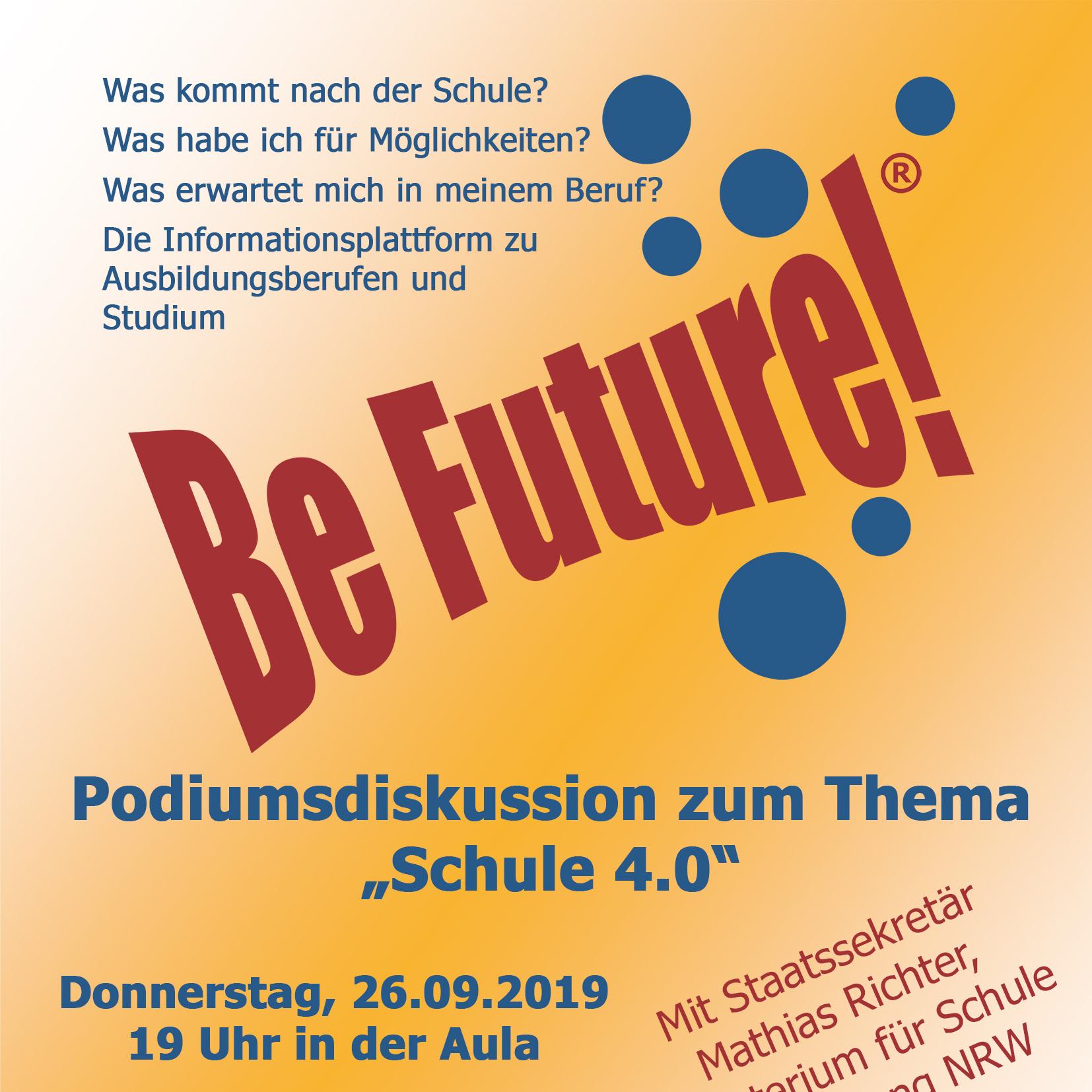 Plakat_BeFuture_2019_DIN-A-4-Podiumsdiskussion