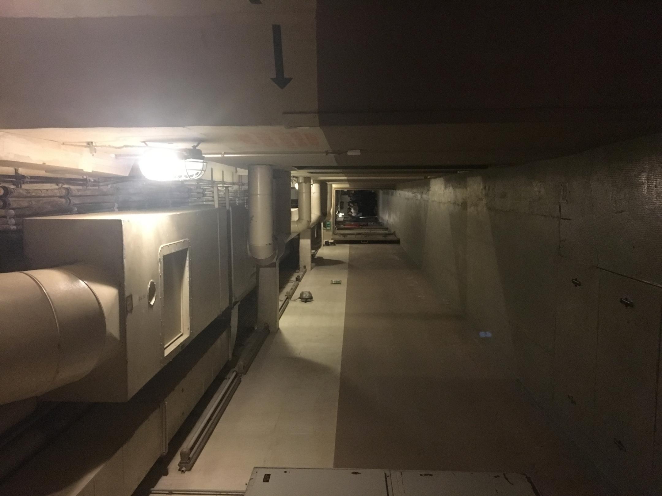 Eingangsbereich des Regierungsbunkers