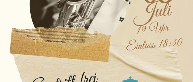 Plakat zum Sommerkonzert der Big Band