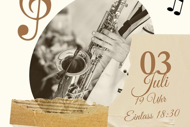 Plakat zum Sommerkonzert der Big Band