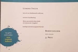 Urkunde Leandra Thelen