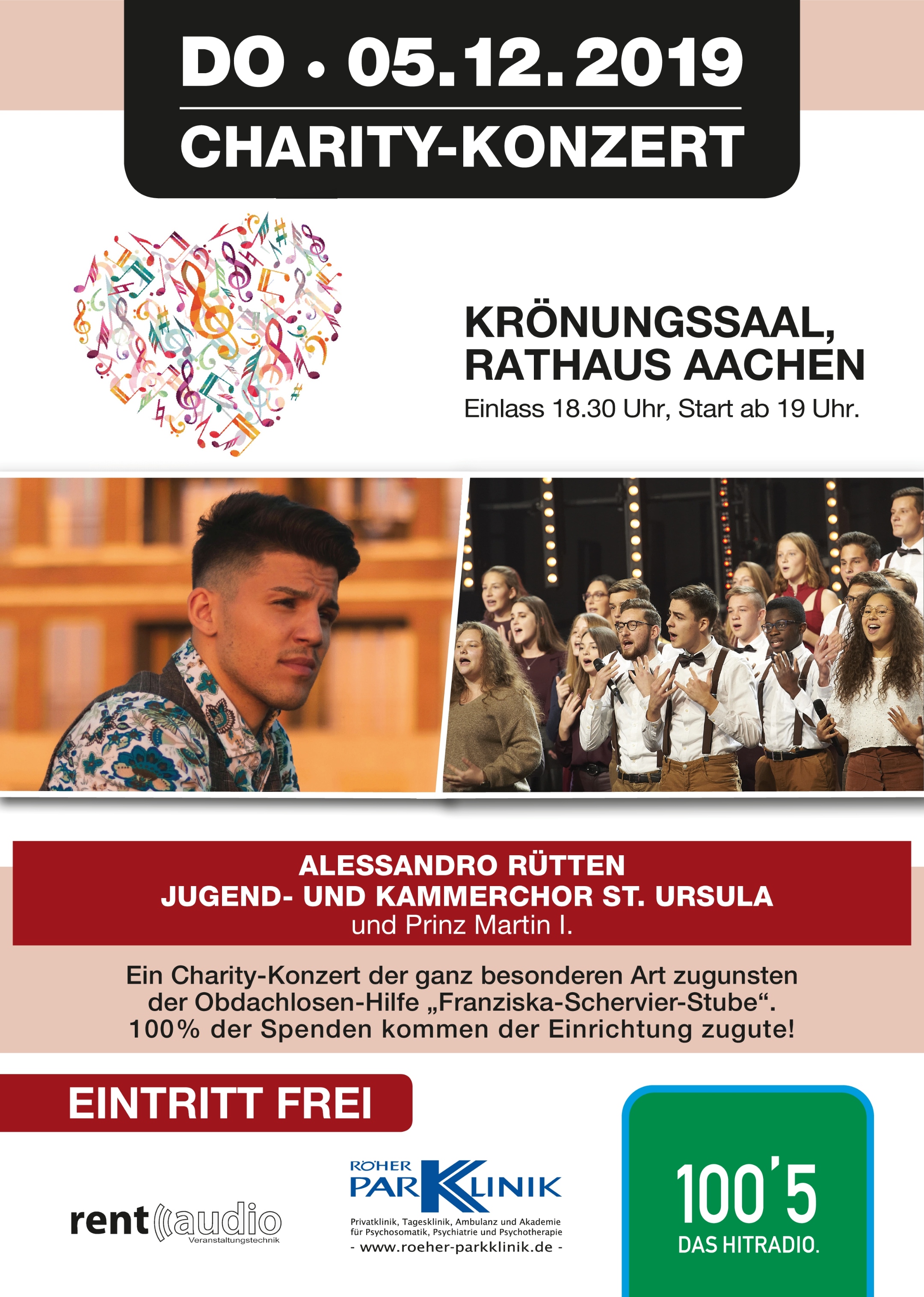 Plakat Charity 100'5 Das Hitradio_2019