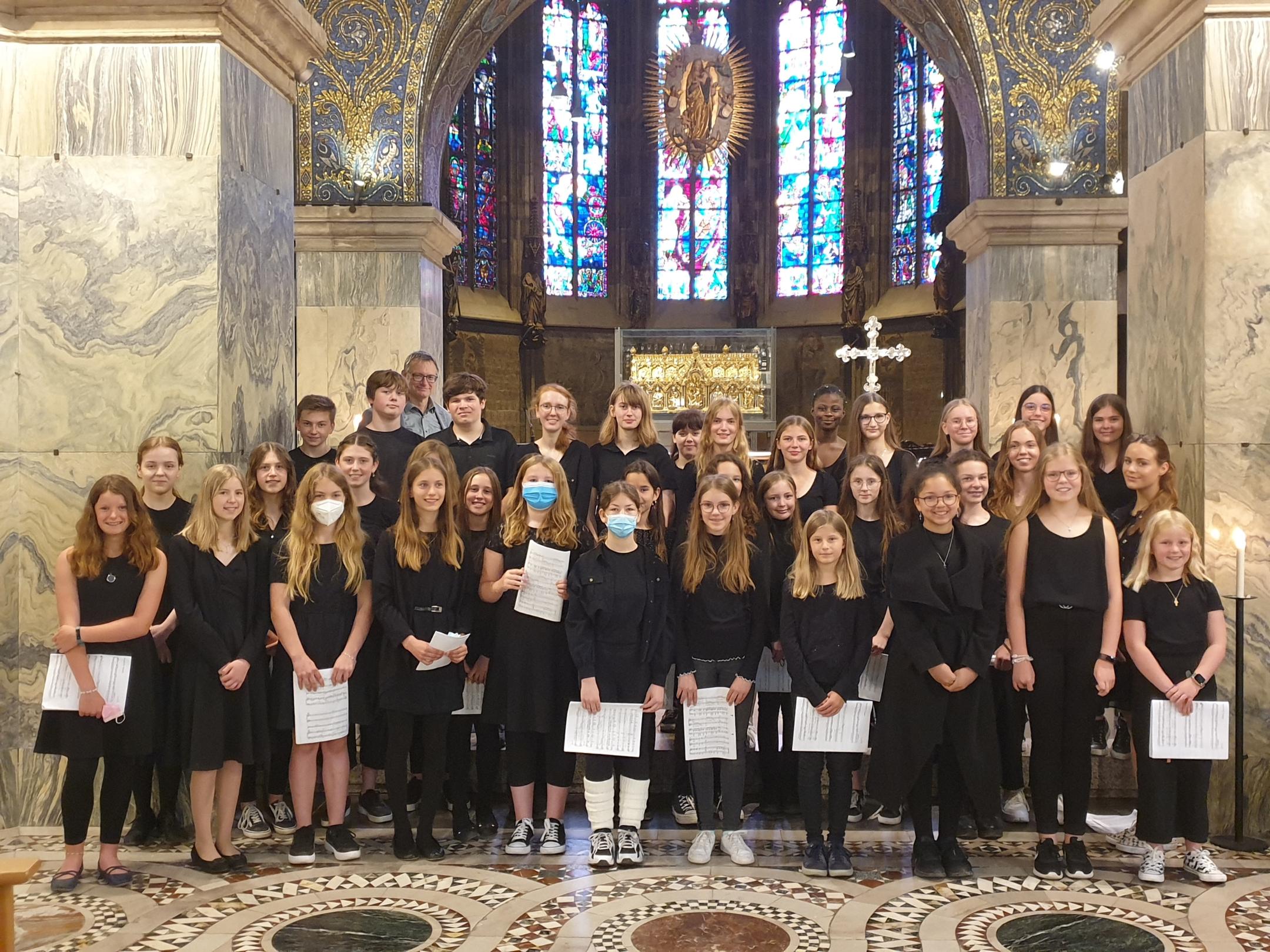 Jugend- und Kammerchor im Aachener Dom