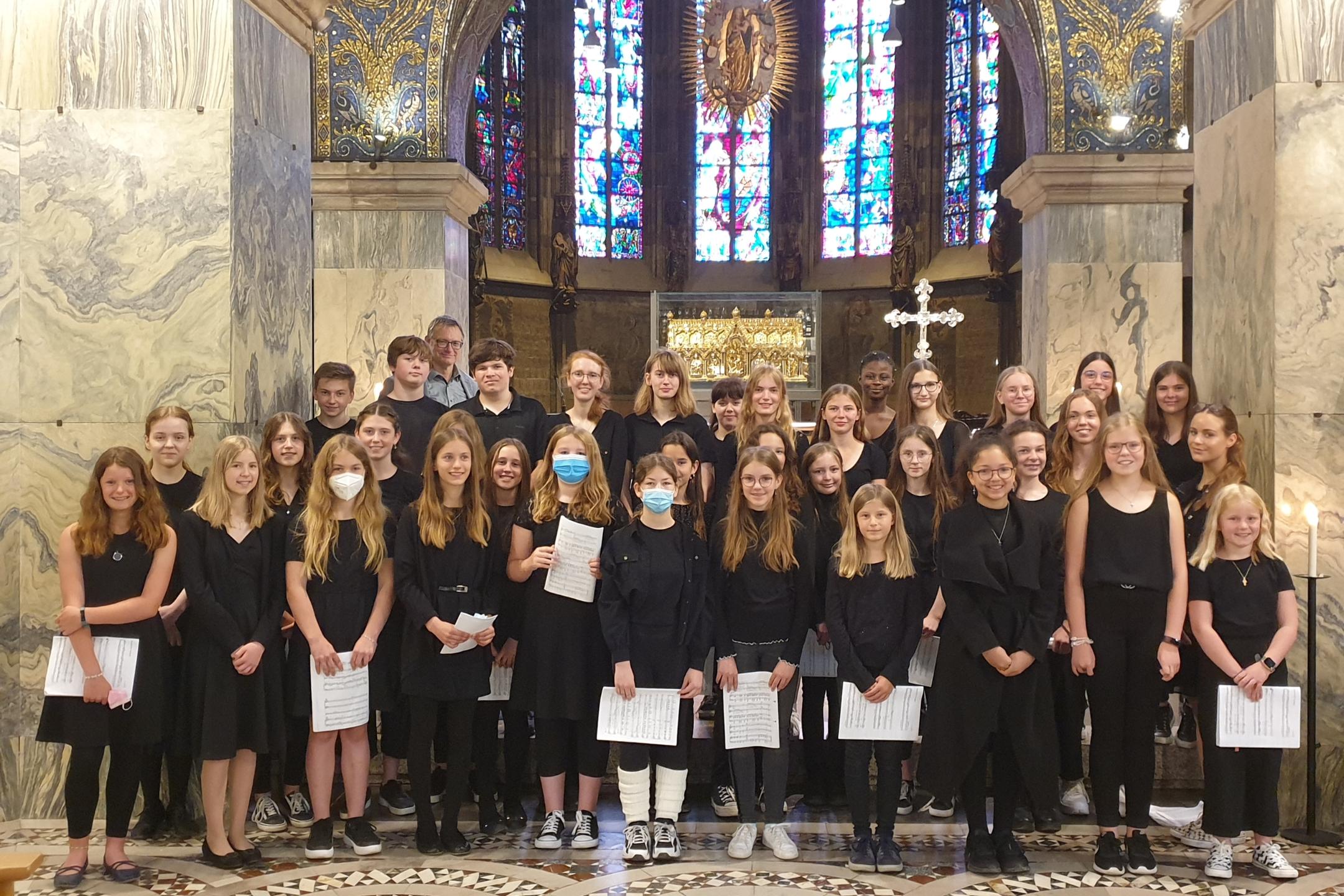Jugend- und Kammerchor im Aachener Dom