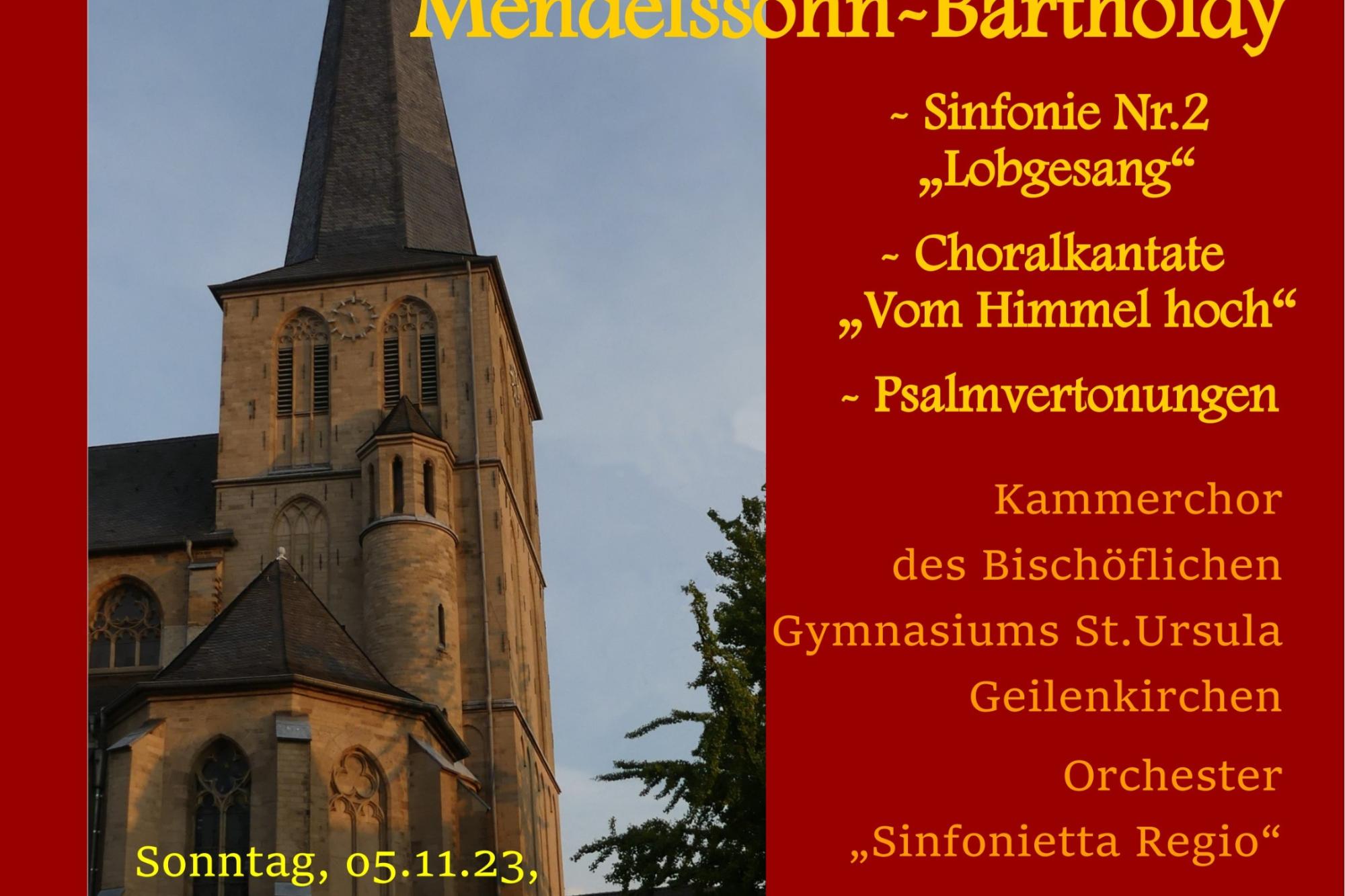 2023_Konzertplakat Mendelssohn Mönchengladbach