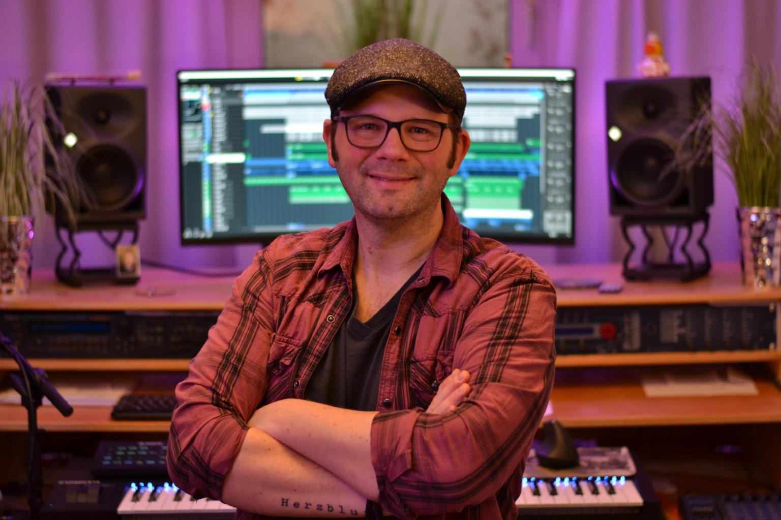 Heiko Mürkens im Studio (c) Heiko Mürkens