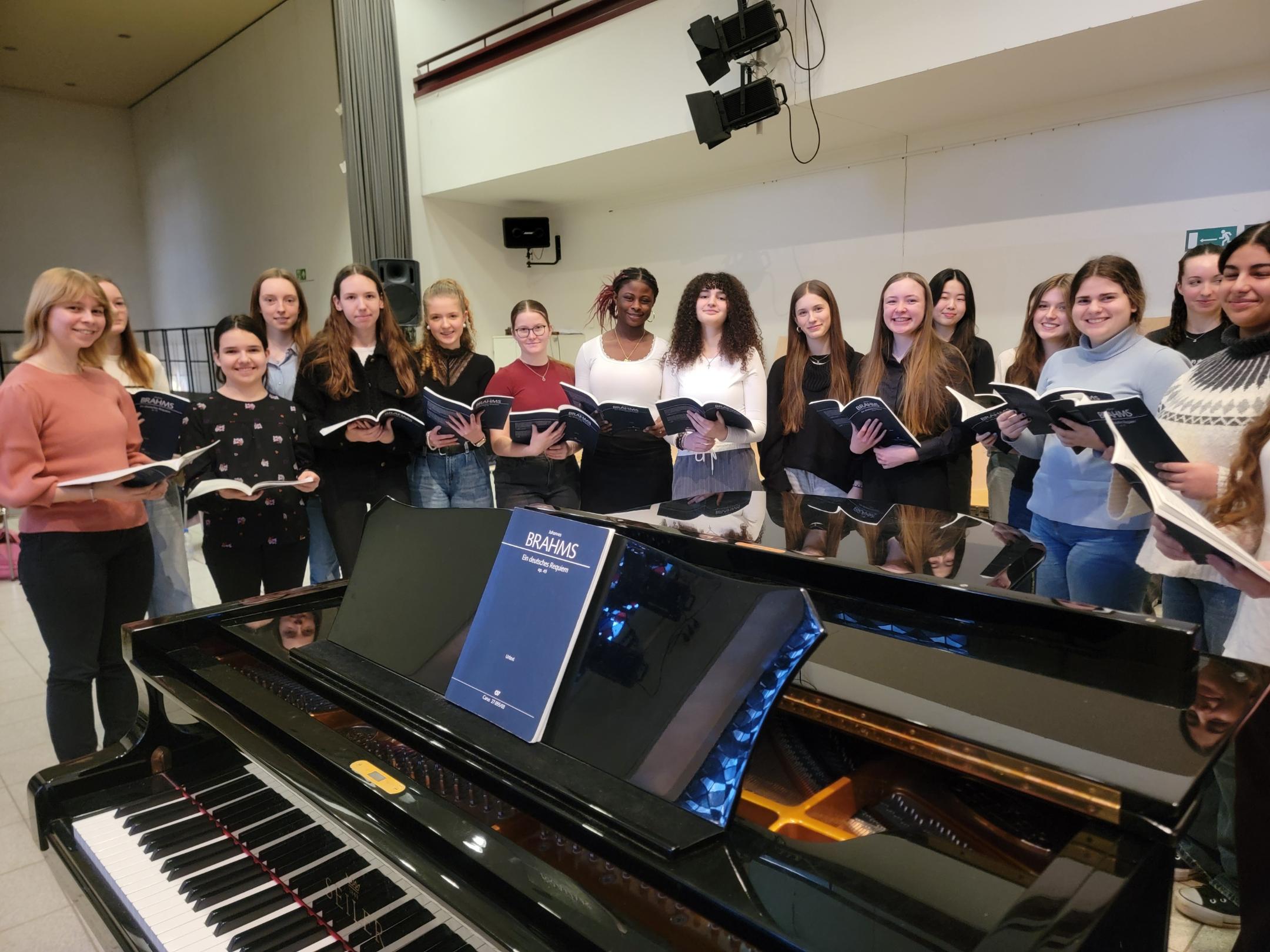 Chorprobe zu Brahms' Requiem