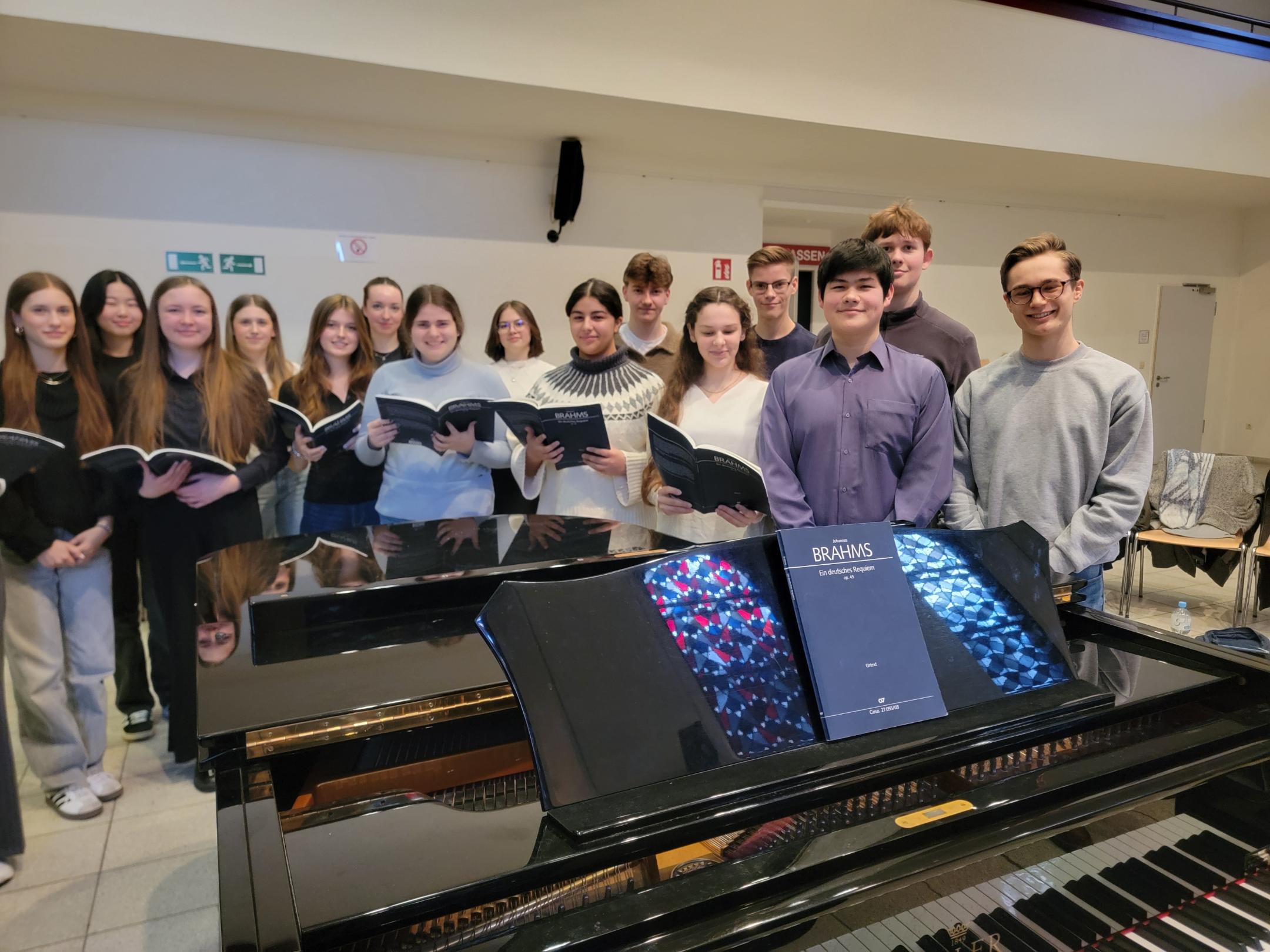 Chorprobe zu Brahms' Requiem