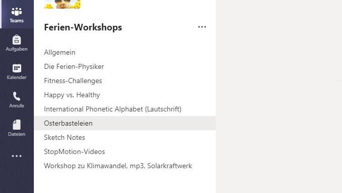 Ferien-Workshops