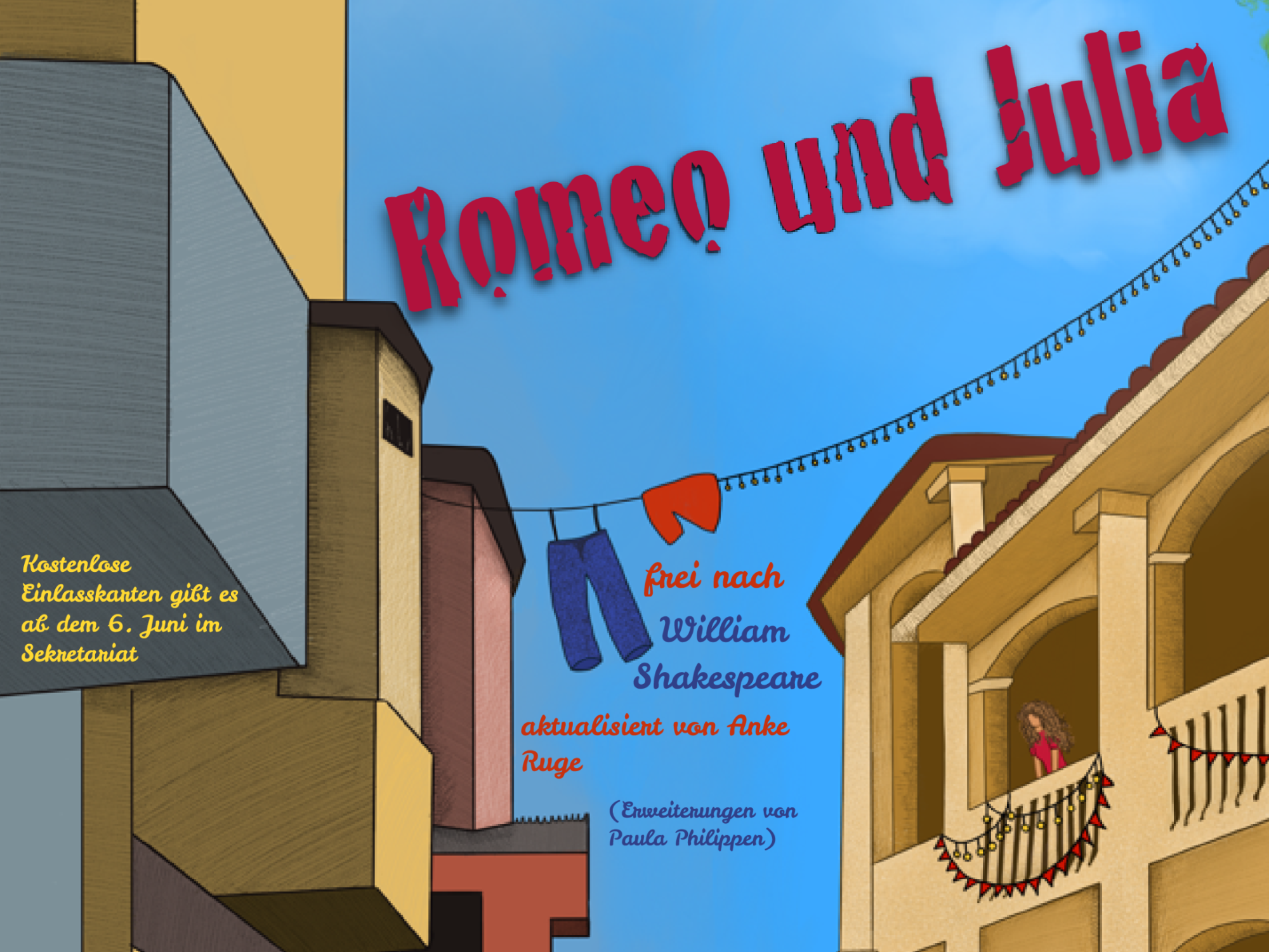 Die Theater-AG präsentiert „Romeo und Julia“ (frei nach William Shakespeare) und die Frage nach der Liebe (c) Bischöfliches Gymnasium St. Ursula Geilenkirchen
