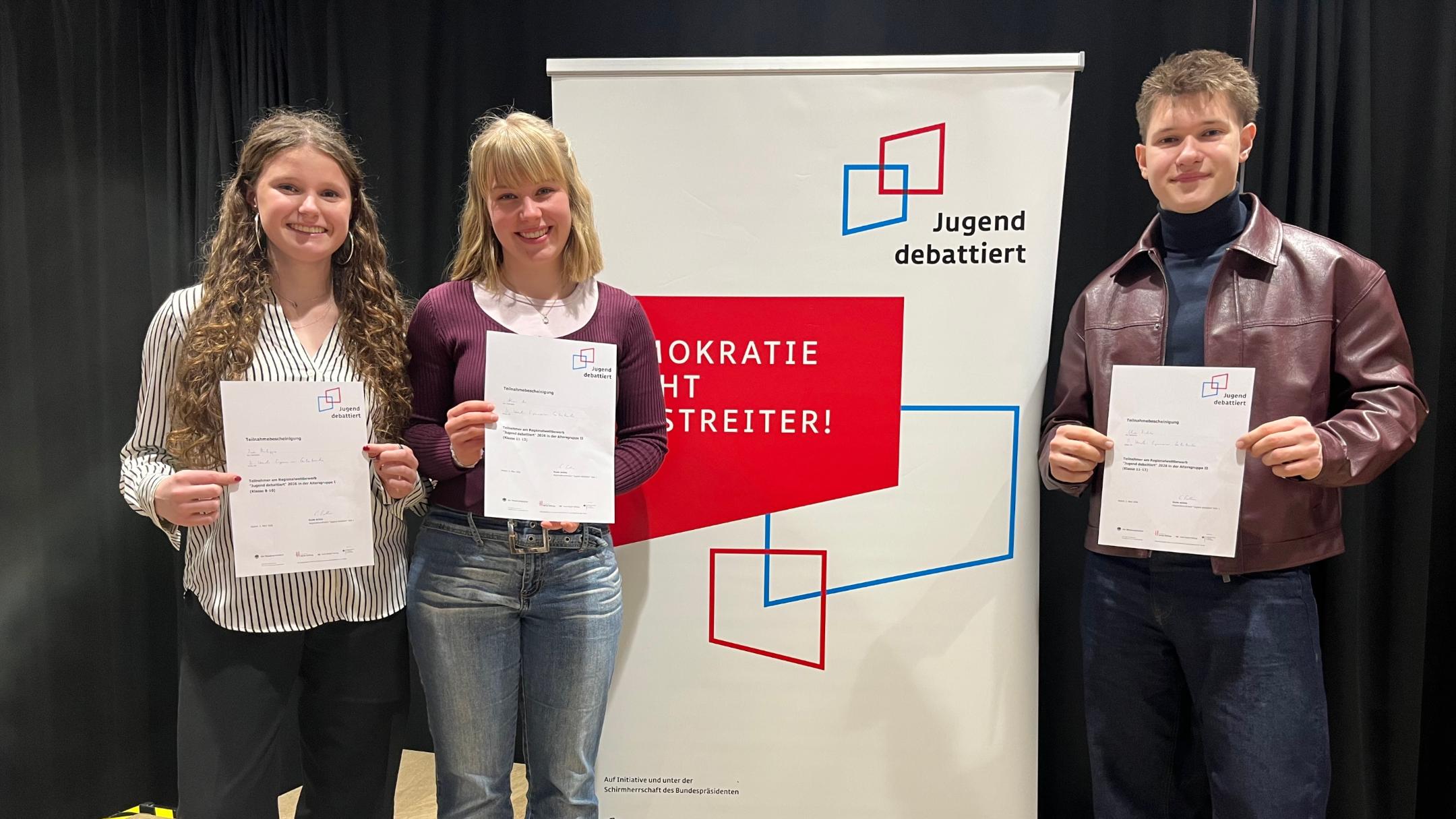 Regionalfinale Jugend debattiert