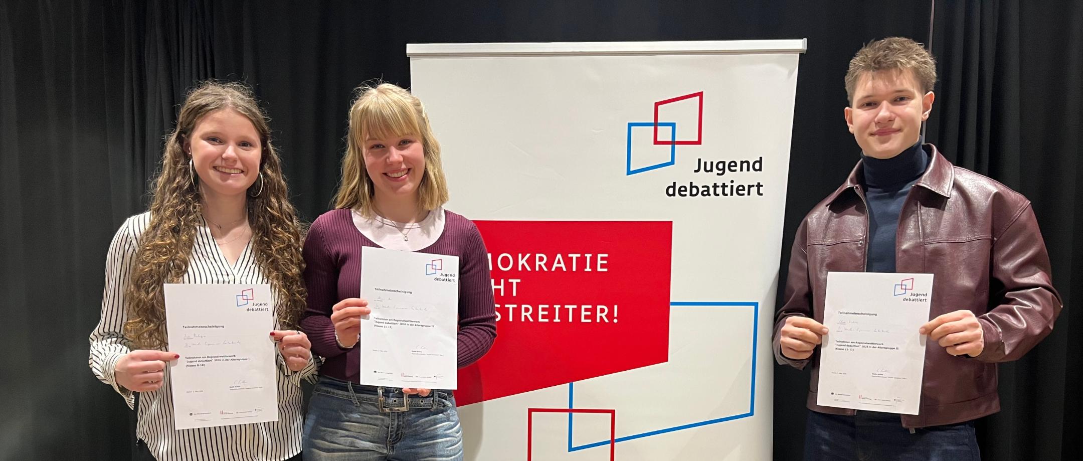 Regionalfinale Jugend debattiert