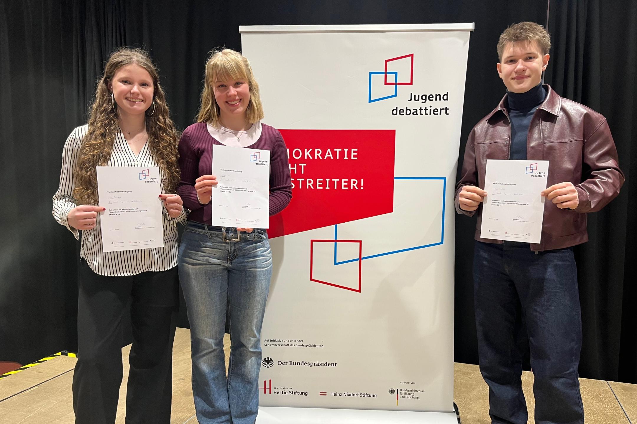 Regionalfinale Jugend debattiert